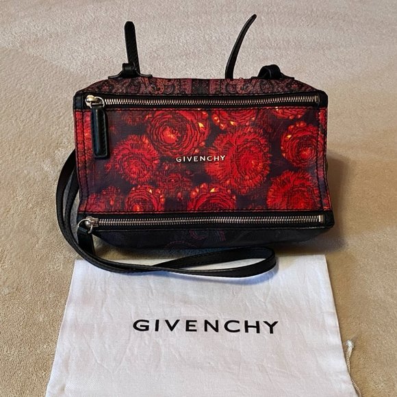 Givenchy Handbags - GIVENCHY Floral Multi-Print Crossbody Mini Pandora